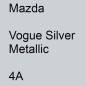 Preview: Mazda, Vogue Silver Metallic, 4A.